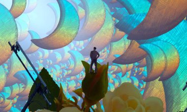 Soyut sanat dokusu. Renkli doku. Modern sanat eserleri. Renkli görüntü. Modern sanat. Çağdaş sanat.