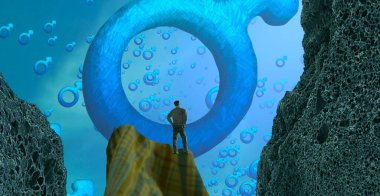 metin için alanı olan soyut kavramsal yaratıcı arkaplan 