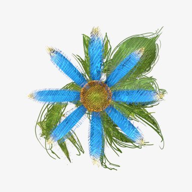 Beyaz arkaplanda izole edilmiş noel ağacı