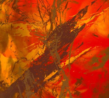 metin için alan ile arka planda soyut renkli lekeler  