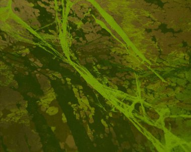 Metin için yeri olan boya lekeleriyle soyut arkaplan