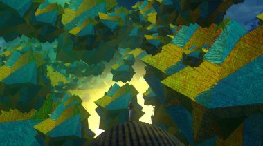 metin için alanı olan soyut kavramsal yaratıcı arkaplan 