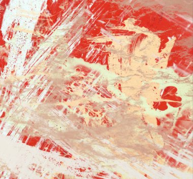 Metin için yeri olan boya lekeleriyle soyut arkaplan