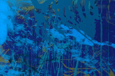 Metin için yeri olan boya lekeleriyle soyut arkaplan