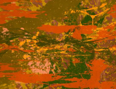 Metin için yeri olan boya lekeleriyle soyut arkaplan