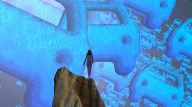 Bir arabanın soyut arkaplanı