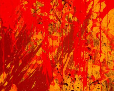 Metin için yeri olan boya lekeleriyle soyut arkaplan 