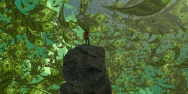 soyut para yaratıcı arka plan