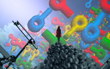 soyut renkli arkaplan, alanı kopyala 