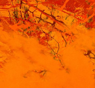 metin için alan ile arka planda soyut renkli lekeler