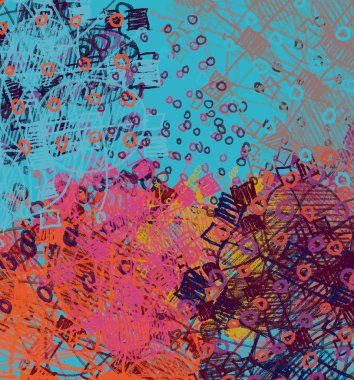 grunge elemanları ve metin için alan ile soyut arka plan