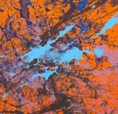 metin için alan ile arka planda soyut renkli lekeler 