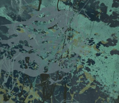 metin için alan ile arka planda soyut renkli lekeler  