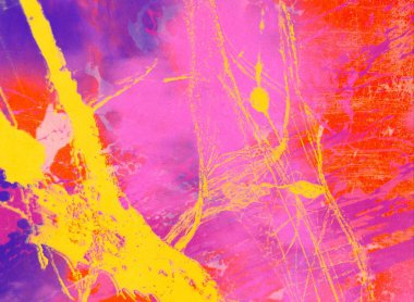 Arkaplanda soyut renkli lekeler