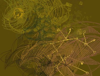 grunge elemanları ve metin için alan ile soyut arka plan