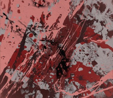 Metin için yeri olan boya lekeleriyle soyut arkaplan