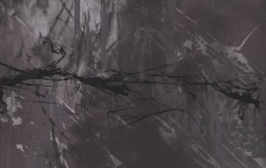 metin için alan ile arka planda soyut renkli lekeler