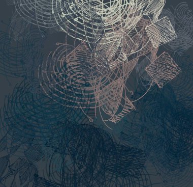 grunge elemanları ve metin için alan ile soyut arka plan