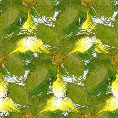 sorunsuz geçmiş sarı yaprakları ile.