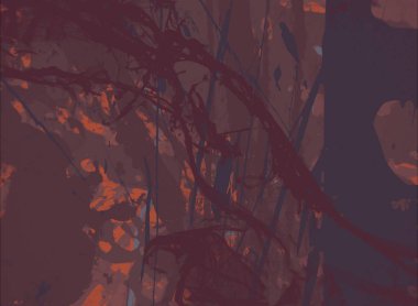 Arkaplanda soyut renkli lekeler