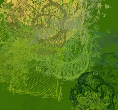 grunge elemanları ve metin için alan ile soyut arka plan