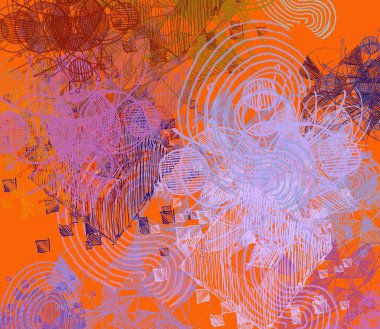 grunge elemanları ve metin için alan ile soyut arka plan