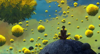 metin için alanı olan soyut kavramsal yaratıcı arkaplan 