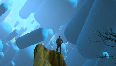 mavi ve beyaz arkaplan