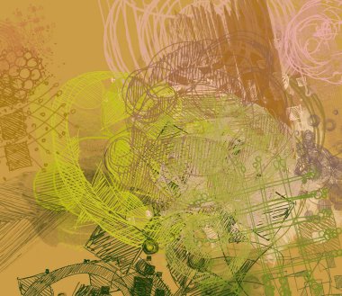 Yeşil yapraklı arkaplan