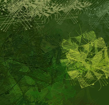 Yeşil yapraklı soyut arkaplan