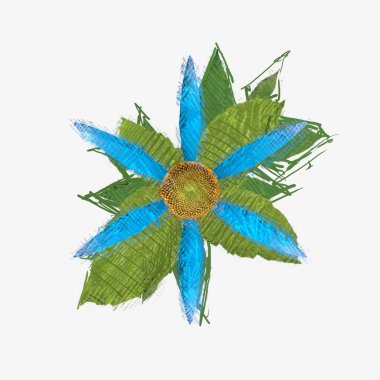 Beyaz üzerine izole edilmiş Noel ağacı