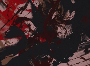 metin için alan ile arka planda soyut renkli lekeler