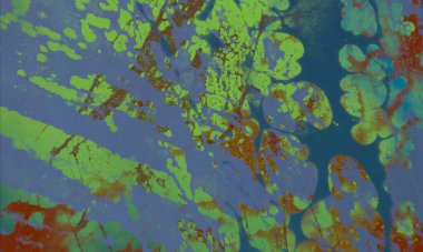 Boya lekeleriyle soyut arkaplan