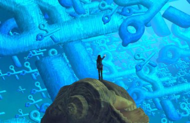 Soyut sanat dokusu. Renkli doku. Modern sanat eserleri. Renkli görüntü. Modern sanat. Çağdaş sanat.