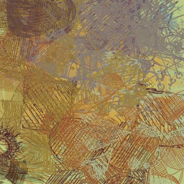 grunge elemanları ve metin için alan ile soyut arka plan