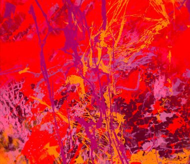 Boya lekeleriyle soyut arkaplan