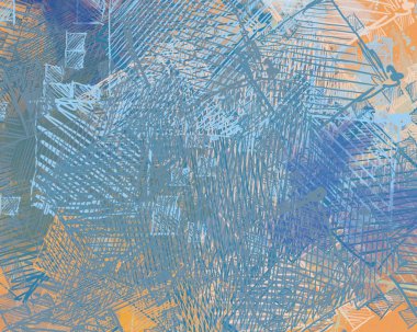 grunge elemanları ve metin için alan ile soyut arka plan