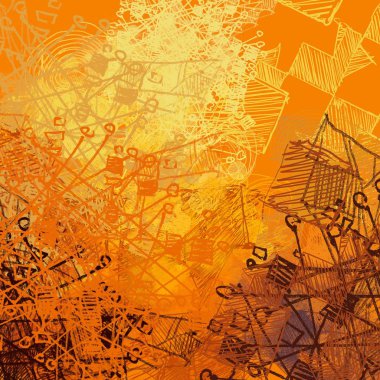 grunge elemanları ve metin için alan ile soyut arka plan