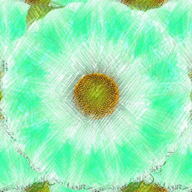 Arka planda çiçekler olan kusursuz desen