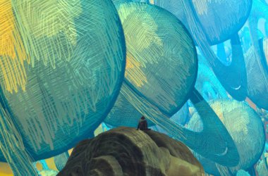 havuzda renkli balık