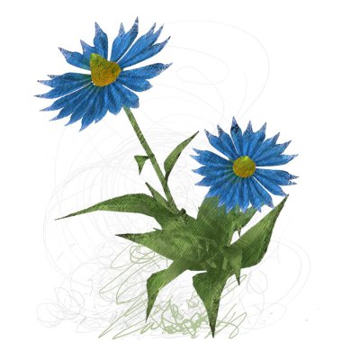 kopya alanı ile arka plan için sanatsal renkli illüstrasyon