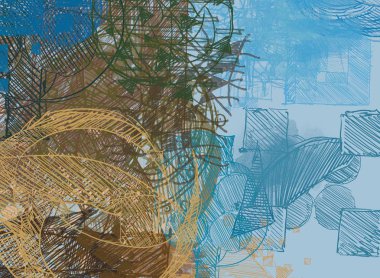 grunge elemanları ve metin için alan ile soyut arka plan