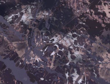 Metin için yeri olan boya lekeleriyle soyut arkaplan