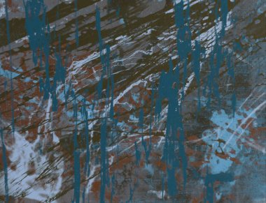 metin için alan ile arka planda soyut renkli lekeler