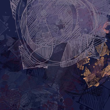 Metnin için alanı olan soyut arkaplan