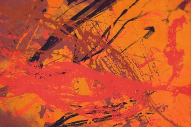 metin için alan ile arka planda soyut renkli lekeler