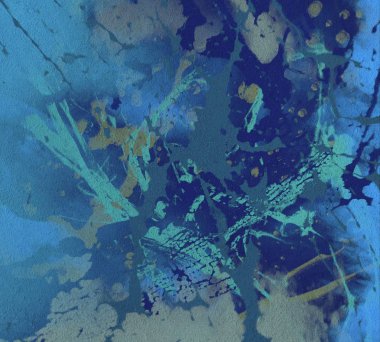 metin için alan ile arka planda soyut renkli lekeler