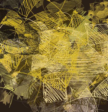 Yapraklı kusursuz desen