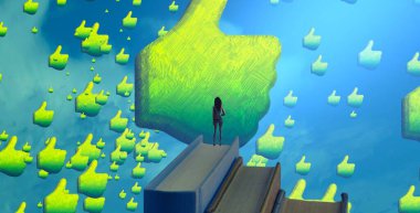 su ve yeşil gökyüzü