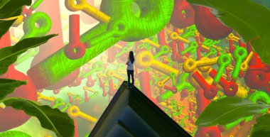 soyut renkli arkaplan, alanı kopyala 